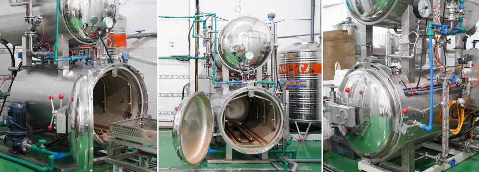 nồi hấp tiệt trùng yến hũ